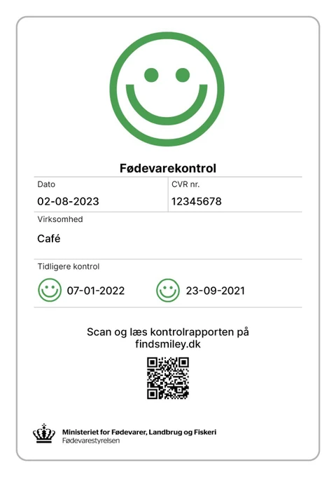 Eksempel på smileymærke