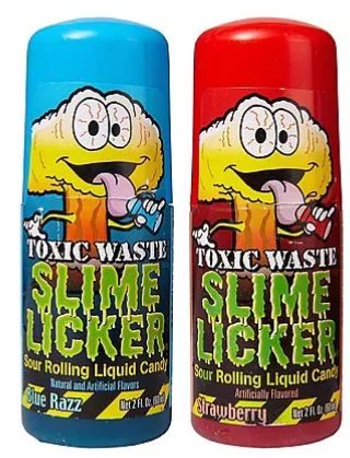 Toxic Waste Slime Licker Sour Rolling Liquid Candy