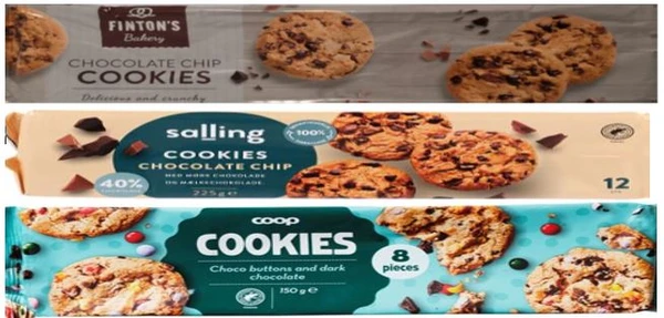 Billede af flere af de tilbagekaldte produkter
