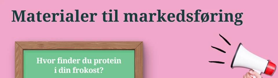 Materialer til markedsføring