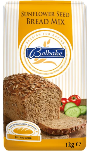 Brødblanding med gær - solsikkerugbrød 1kg