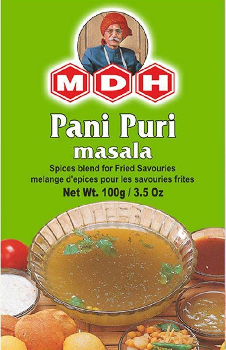 Billede af det tilbagekaldte produkt: Pani puri masala