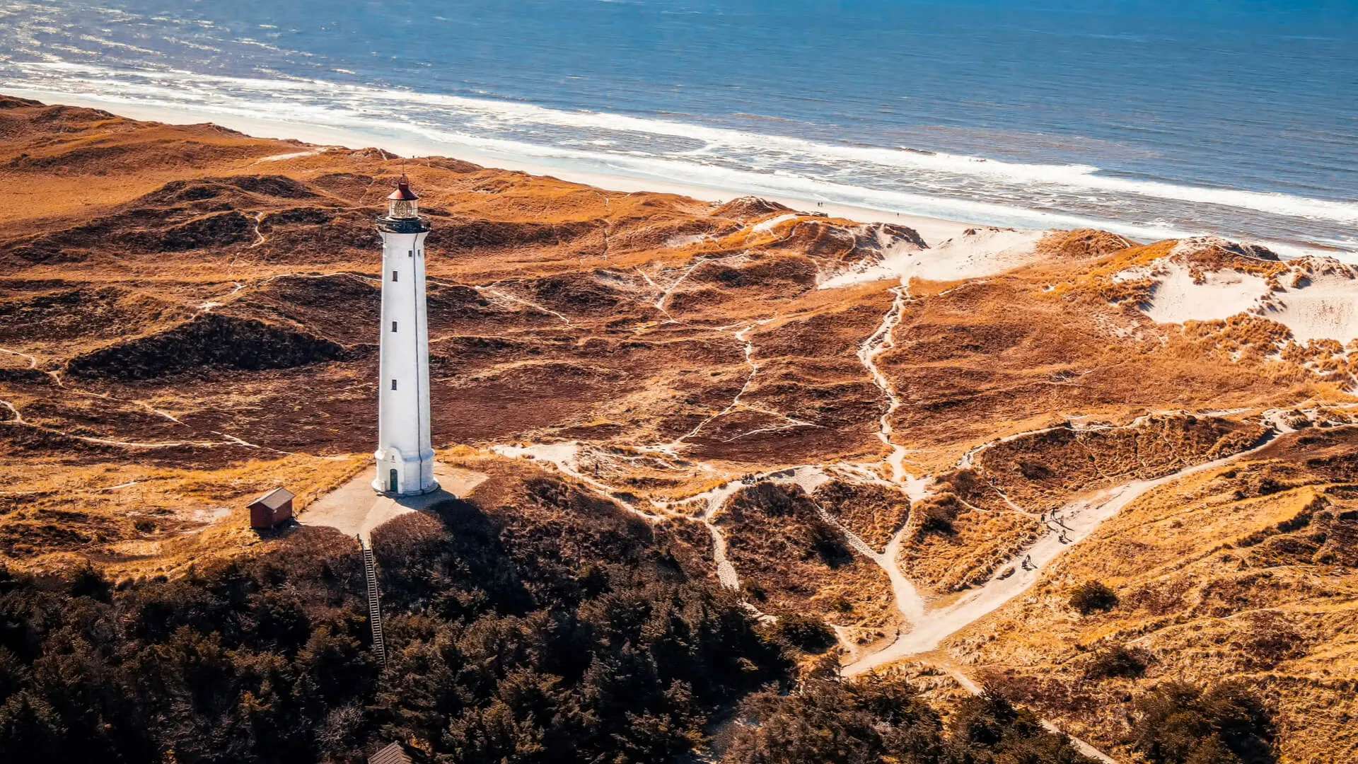 Fyrtårnet giver mulighed for at nyde udsigten