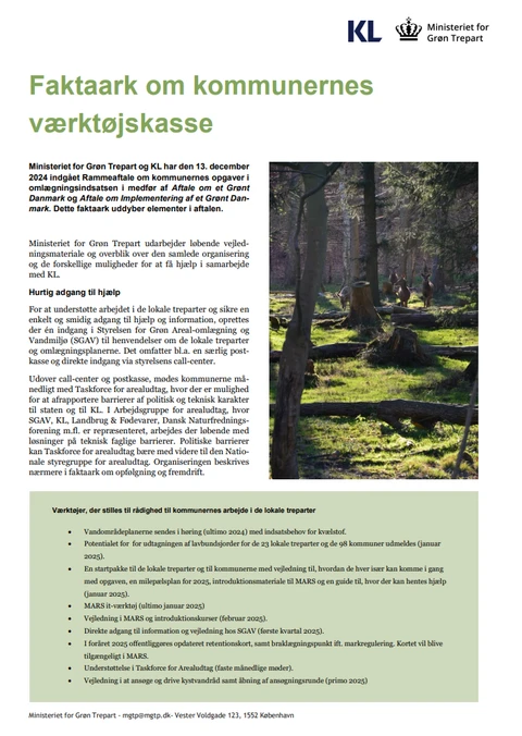 Faktaark om kommunernes værktøjskasse