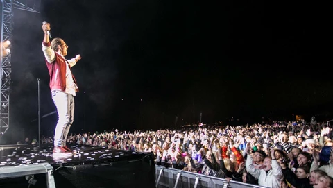 Rasmus Seebach på Værftspladsen. Fotograf: Torben Sørensen
