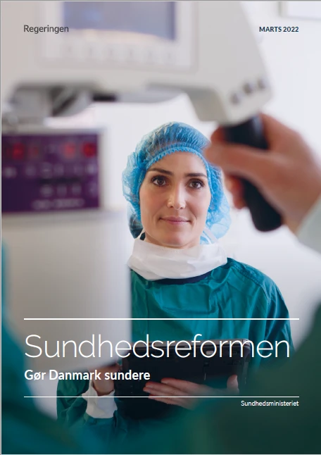 Publikationsforside for sundhedsreformen