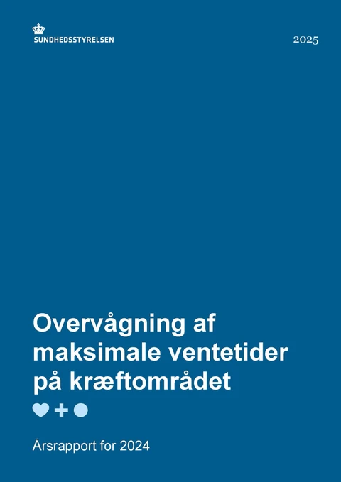Forside på overvågning af maksimale ventetider på kræftområdet