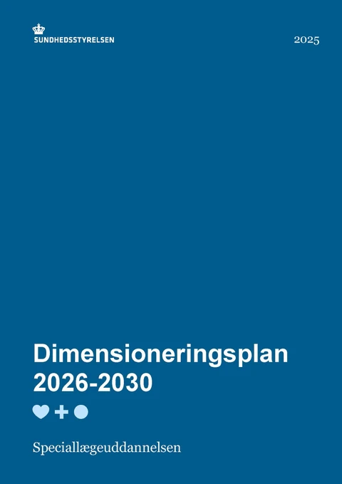Forside på dimensioneringsplan