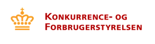 Logo for Konkurrence- og forbrugerstyrelsen