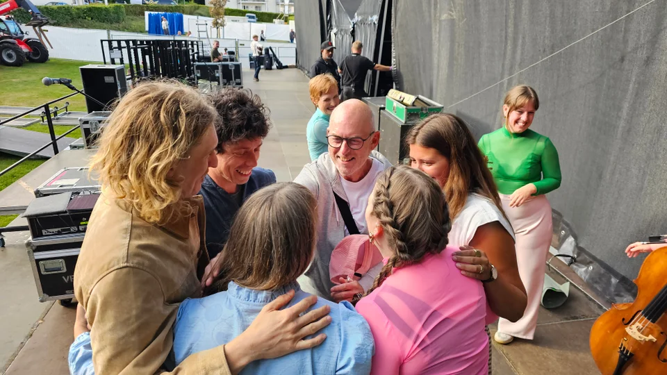Musikere bag scenen til Made in Skive. Foto: Ditte Haaning, Skive Kommune