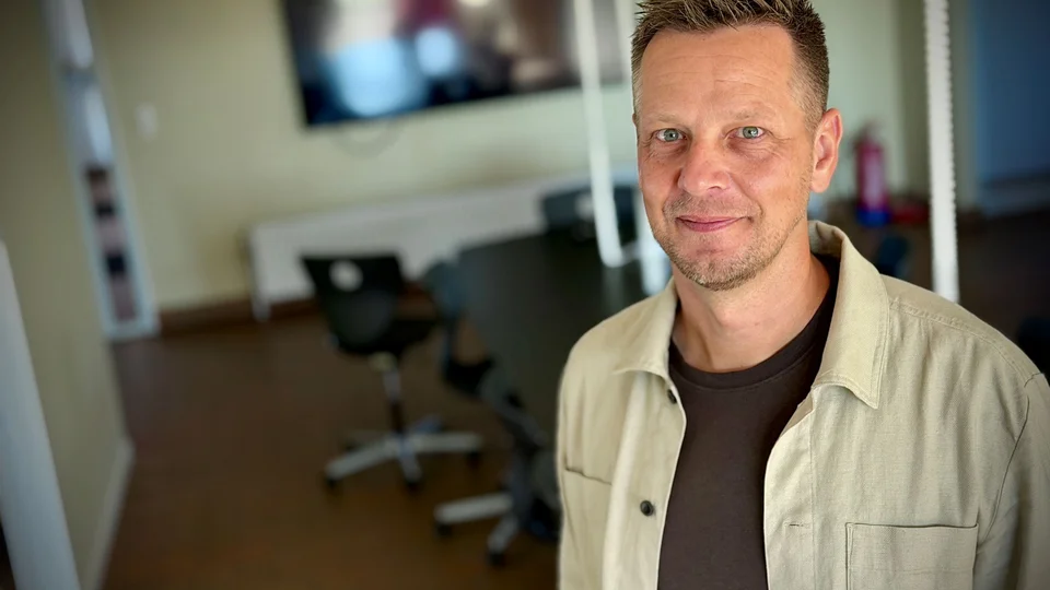 STEM-koordinator Søren Sohn er klar til at modtage de første kursister i nye lokaler. Foto: Skive Kommune, Jane Gisselmann