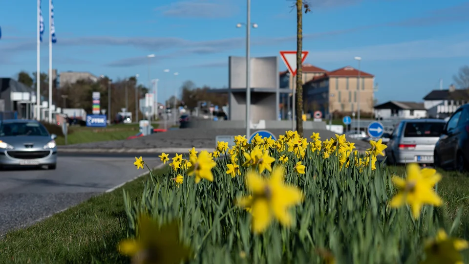 Rundkørslen "Er" bliver lavet om til et lyskryds. FOTO: Skive Kommune, Thomas Køser