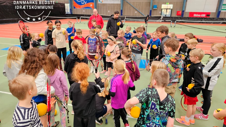 Elever fra 1.-3. klasse til Skolesportsevent i Skive Kommune. FOTO: Ditte Haaning