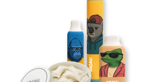 Forskellige nikotin produkter