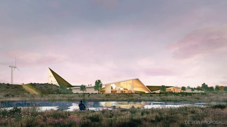 Tegningerne af et innovationscenter til 90 millioner er nu godt på vej til at blive virkelighed. Illustrationsbillede GreenLab.