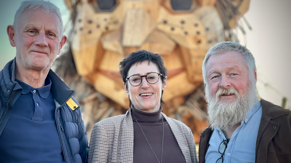 Trolden har vist sig at være præcis den investering, som Hald håbede på, lyder det fra Niels Åge Markussen (tv.), Kirsten Jakobsen og Olav Nørgaard. Foto. Skive Kommune, Jane Gisselmann