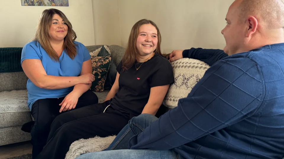 Familien Malinowski nyder livet i Breum og vil ikke derfra. Foto: Pauli Vendelbo