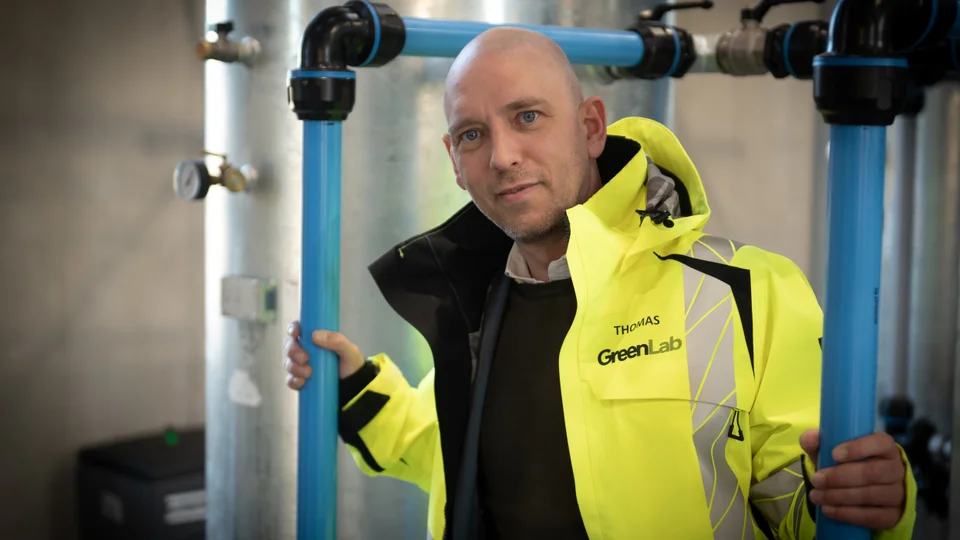 Thomas Helsgaun forlod et job i Mærsk for at stå i spidsen for GreenLab, hvor der ifølge ham er kæmpemæssige innovationsmuligheder. Foto: Skive Kommune, Jane Gisselmann