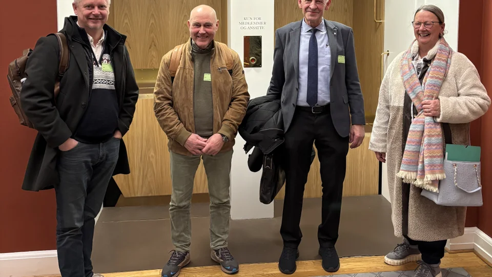Det stærke hold af Skive-politikere på Christiansborg. Foto: Bente Østergaard