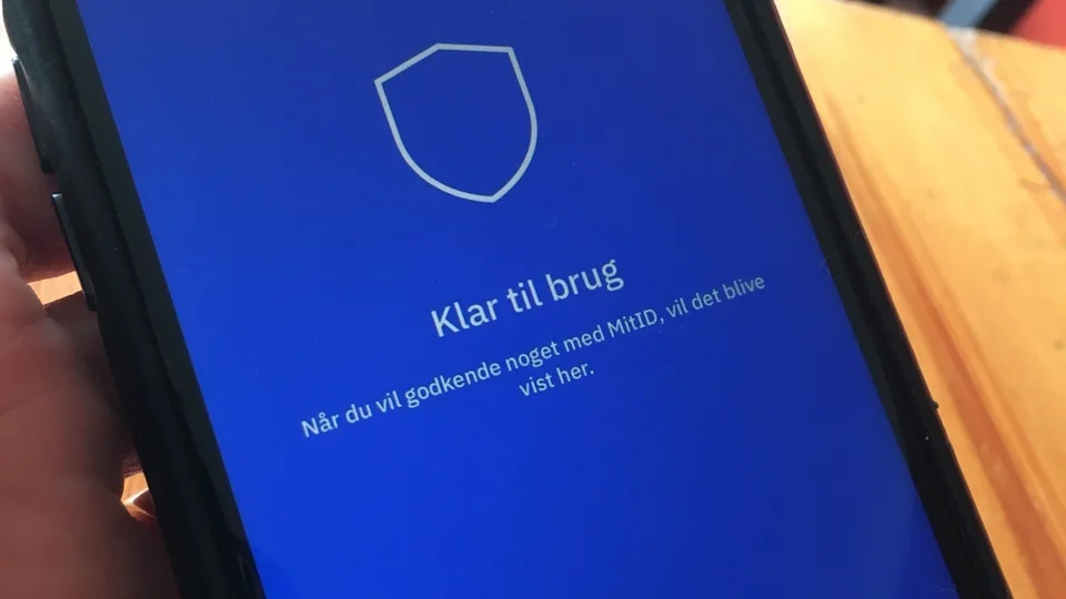 MitID på mobilfelefonen. Foto: Skive Kommune