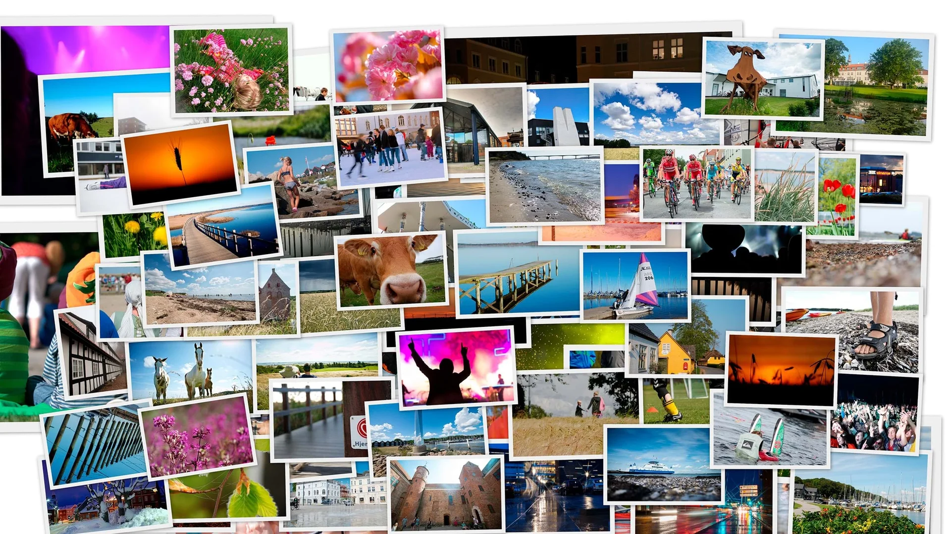 Fotokavalkade med motiver fra Skiveegnen