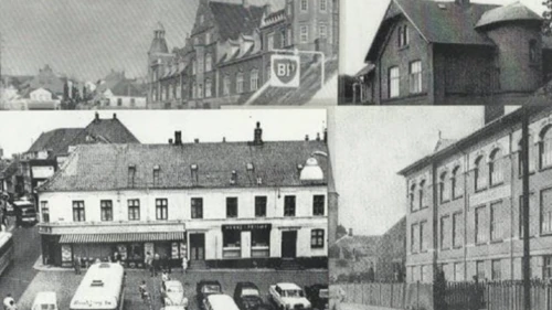 Gamle fotos fra Skive. Foto: Historisk Samfund for Skive og Omegn