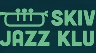 Skive Jazzklub Foto: Jazzklubbens logo, navn med trompet.