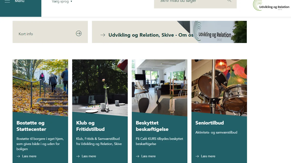 Forsiden på CMF.skive.dk