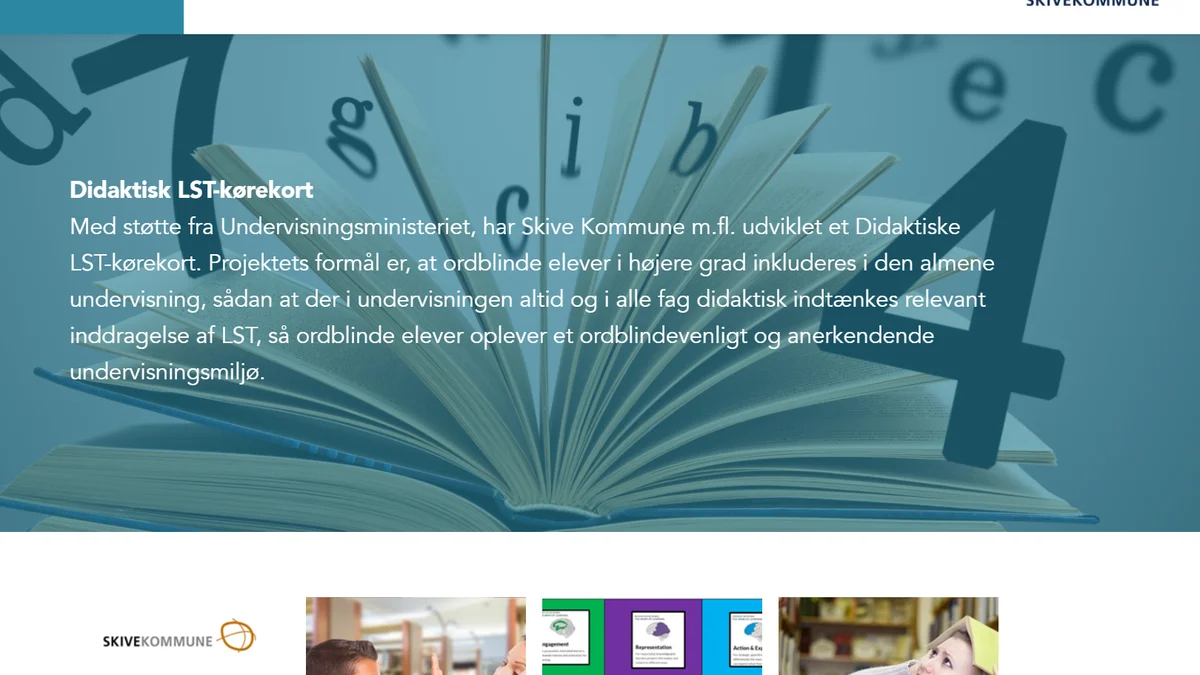 Didaktisk LST-kørekorts hjemmesidens forside