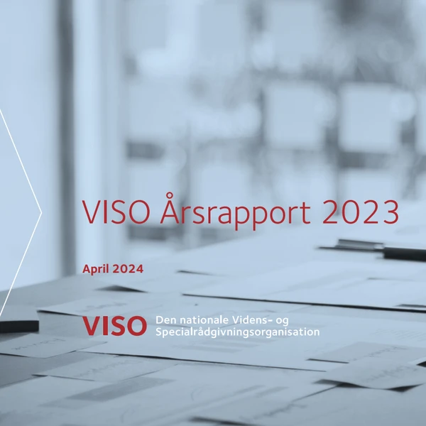 Forsiden af VISOs årsrapport 2023