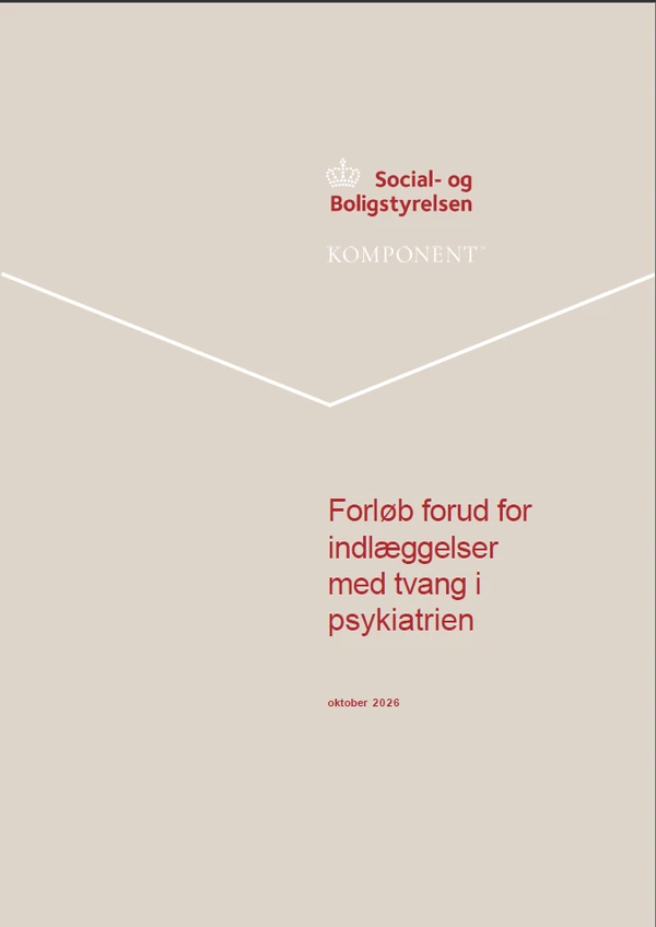 Forside Forløb forud for indlæggelser med tvang i psykiatrien