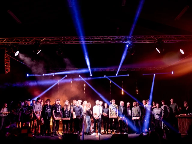 Påskønnede på scenen til Thy Awards