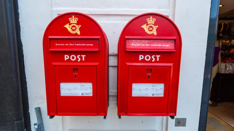Billede af postbokse