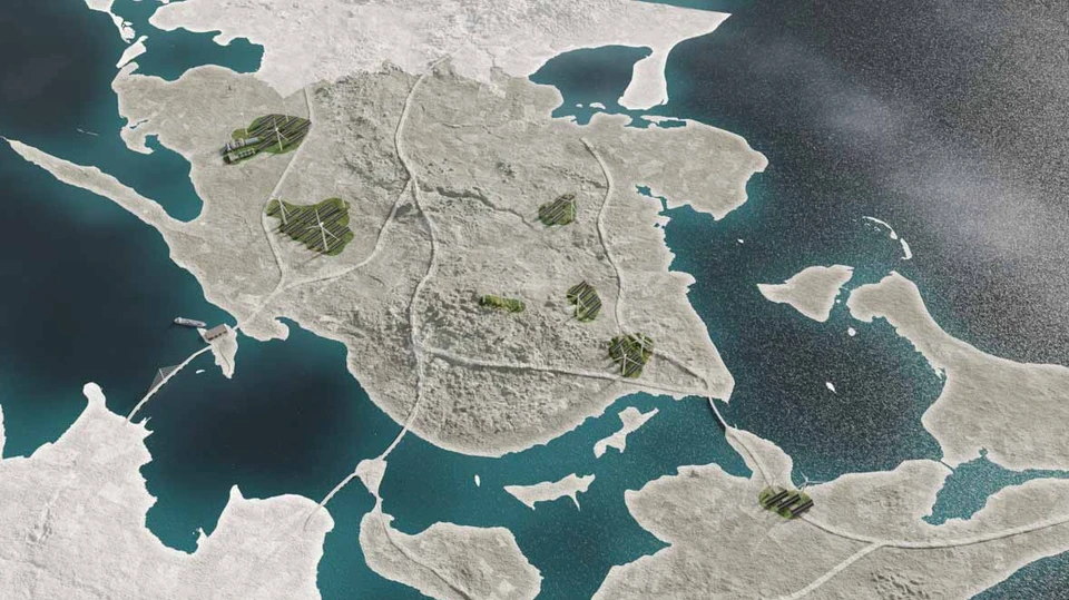 Visualisering af grøn energi i Vordingborg Kommunes område