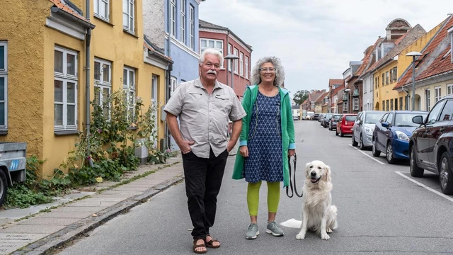 Dorte og Jesper på gaden i Præstø