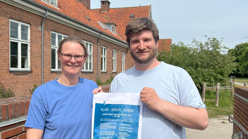 Sygeplejerske Nete Frydenlund og sygeplejerske og seniorkonsulent Johan Stenbæk.