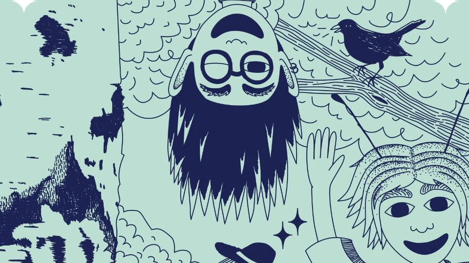 Illustration af natureventyrene Urt og Sky