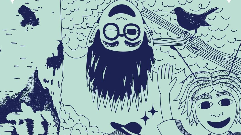 Illustration af natureventyrene Urt og Sky