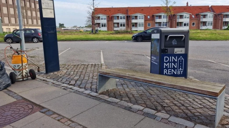 Rengjort bymidte i Vordingborg