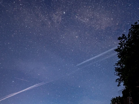 Dark Sky over Møns Klint
