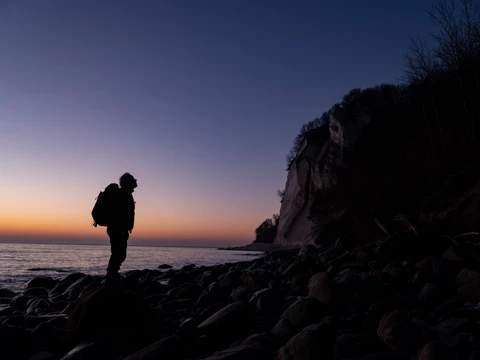 Dark Sky over Møns Klint