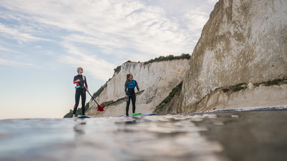 SUP ved Møns Klint