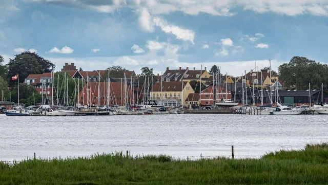 Præstø Havn set fra fjorden