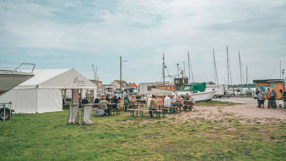 Sommerstemning på Kalvehave Havn