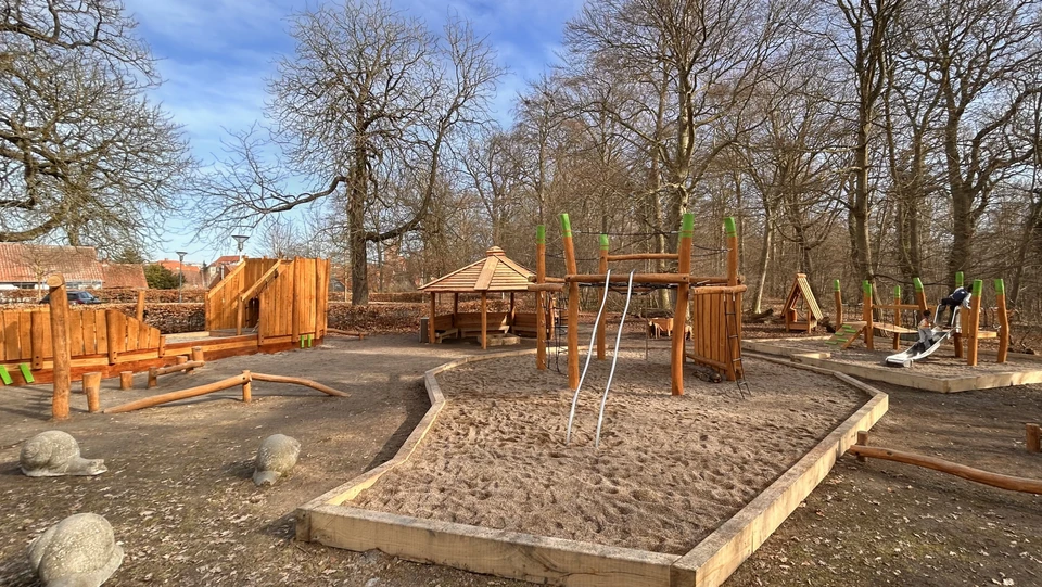 Ny legeplads ved Kirkeskoven